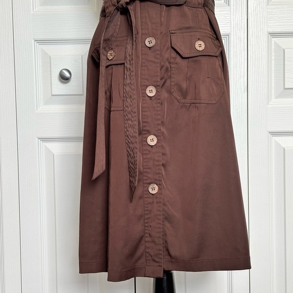 FYLO Chocolate Button-Down Midi Dress - Picture 5 of 7